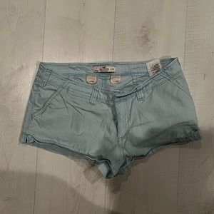 Aqua hollister shorts